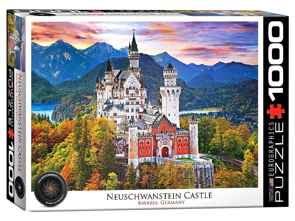 Eurographics 1000pc Jigsaw Puzzle Neuschwanstein Castle Bavaria