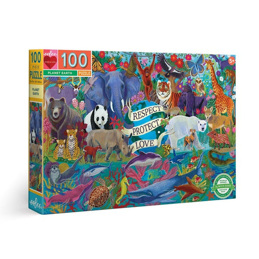 eeBoo 100pc Jigsaw Puzzle Planet Earth