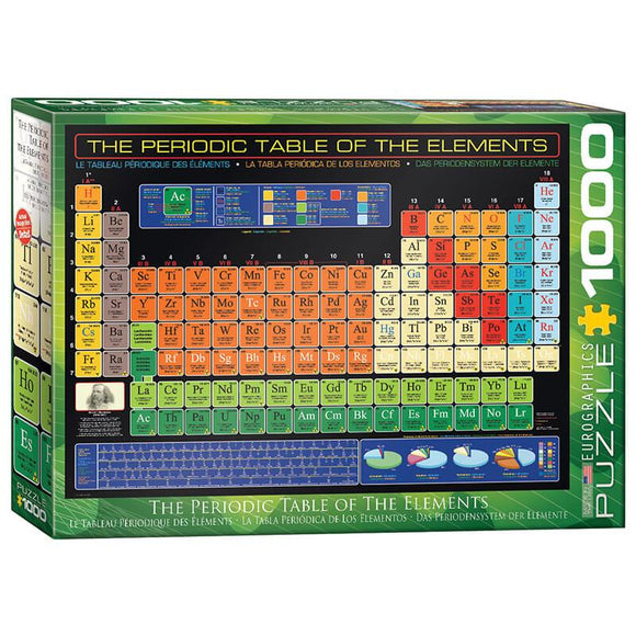Eurographics 1000pc Jigsaw Puzzle Periodic Table of Elements