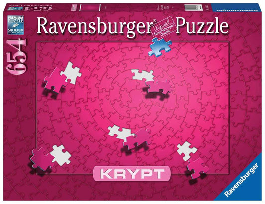 Ravensburger 654pc Jigsaw Puzzle Krypt Pink Spiral