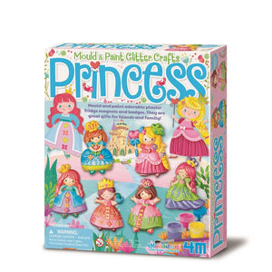 4M Mould And Paint Glitter Princess Craft Kit