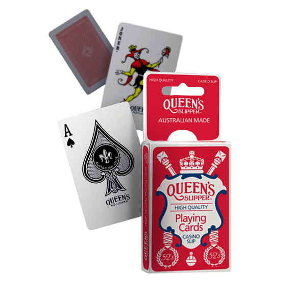 Playing Cards Queens Slipper Casino Slip
