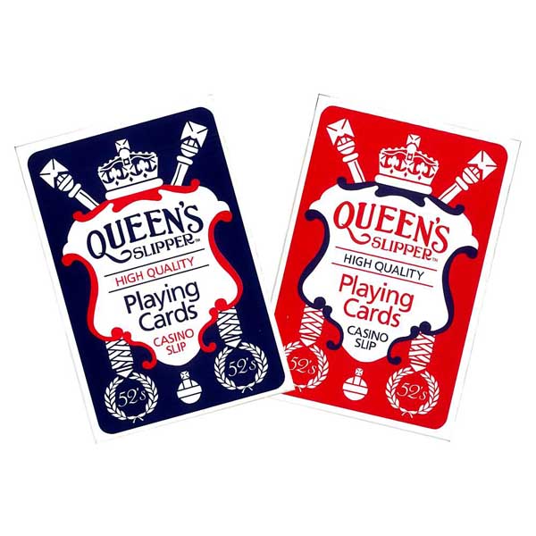 Queens Slipper Playing Cards Casino Slip