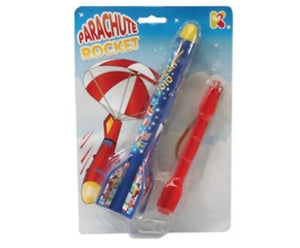 Parachute Rocket with Rubber Band Catapult