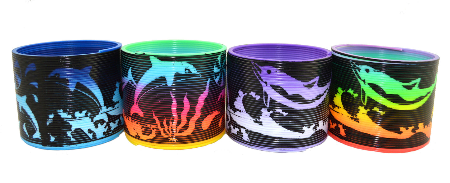 Slinky Ocean Fish and Dolphin 4x Assorted