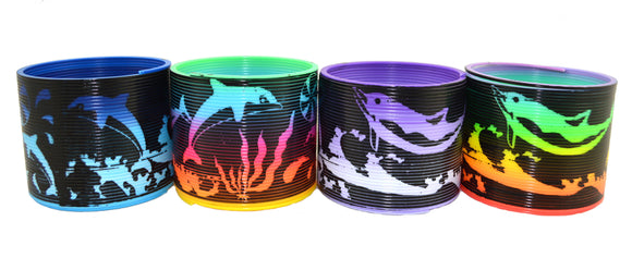 Slinky Ocean Fish and Dolphin 4x Assorted