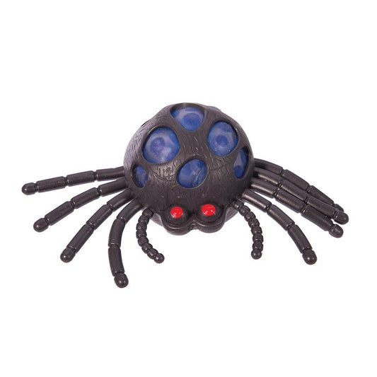 Black Gel Orb Filled Squishy Spider Sensory Toy