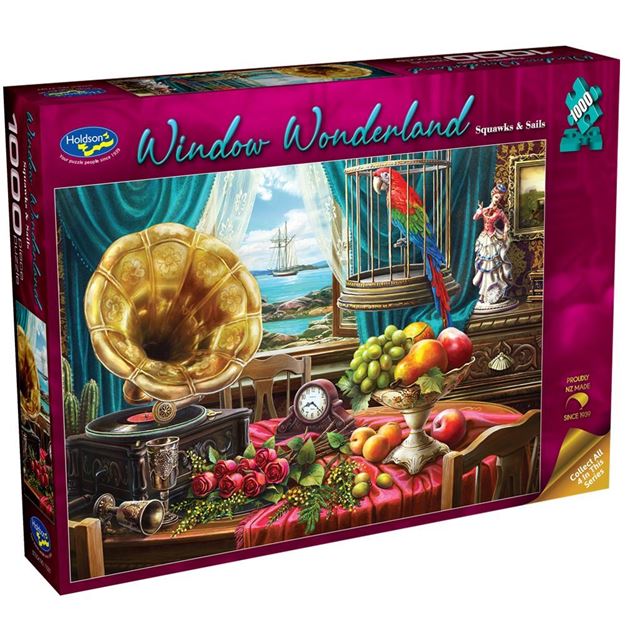Holdson Window Wonderland 1000pc Jigsaw Puzzle Squawks and Sails
