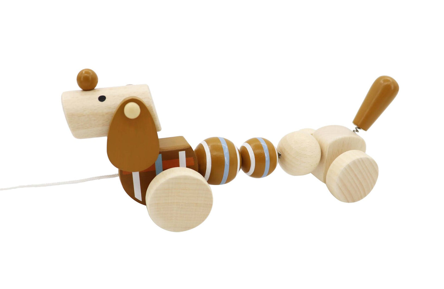 Calm & Breezy Pull Along Wooden Sausage Dog Dachshund
