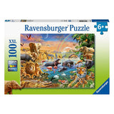 Ravensburger 100pc Jigsaw Puzzle Savannah Jungle Waterhole