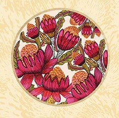 Kirsten Katz Wooden Magnet Waratahs