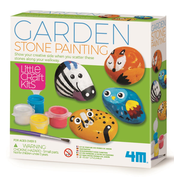 4M Little Craft Garden Stone Painting Kit