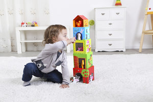 Tooky Toy Nesting Box Farm Wooden Toy