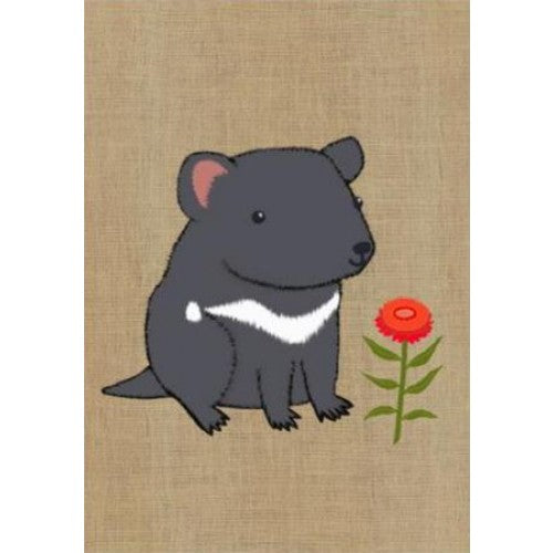 Gillian Mary Greeting Card Tasmanian Devil