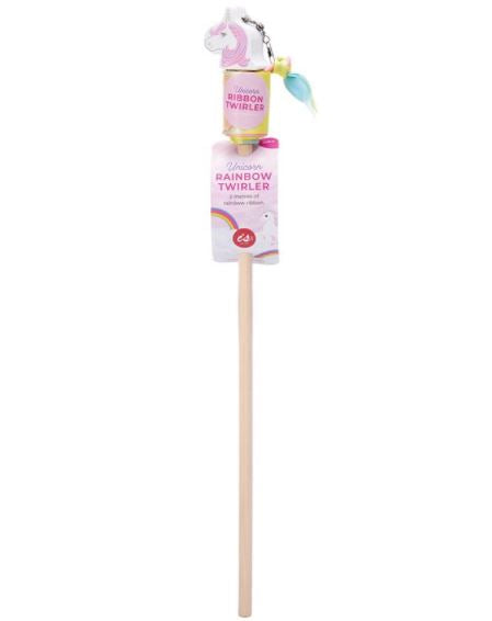 IS Gift Unicorn Rainbow Ribbon Twirler Pastels
