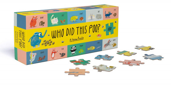 100pc Jigsaw Puzzle Who Did This Poo? By Claudia Boldt