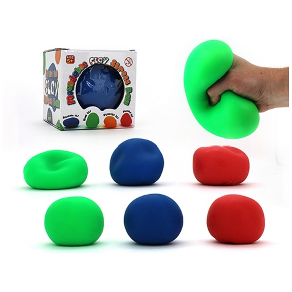 Mouldable Super Clay Ball Fluro Sensory Toy