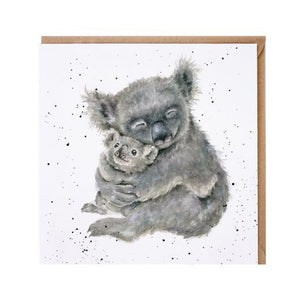 Wrendale Zoology Collection Greeting Card Koalality Time Koala With Baby