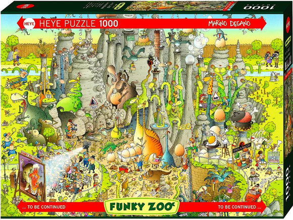 Heye 1000pc Jigsaw Puzzle Funky Zoo Jurassic Habitat