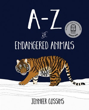 A-Z of Endangered Animals by Jennifer Cossins Softcover Book