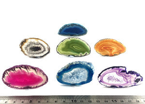 Agate Slice Dyed Small Size