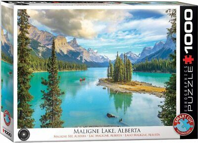 Eurographics 1000pc Jigsaw Puzzle Maligne Lake Alberta