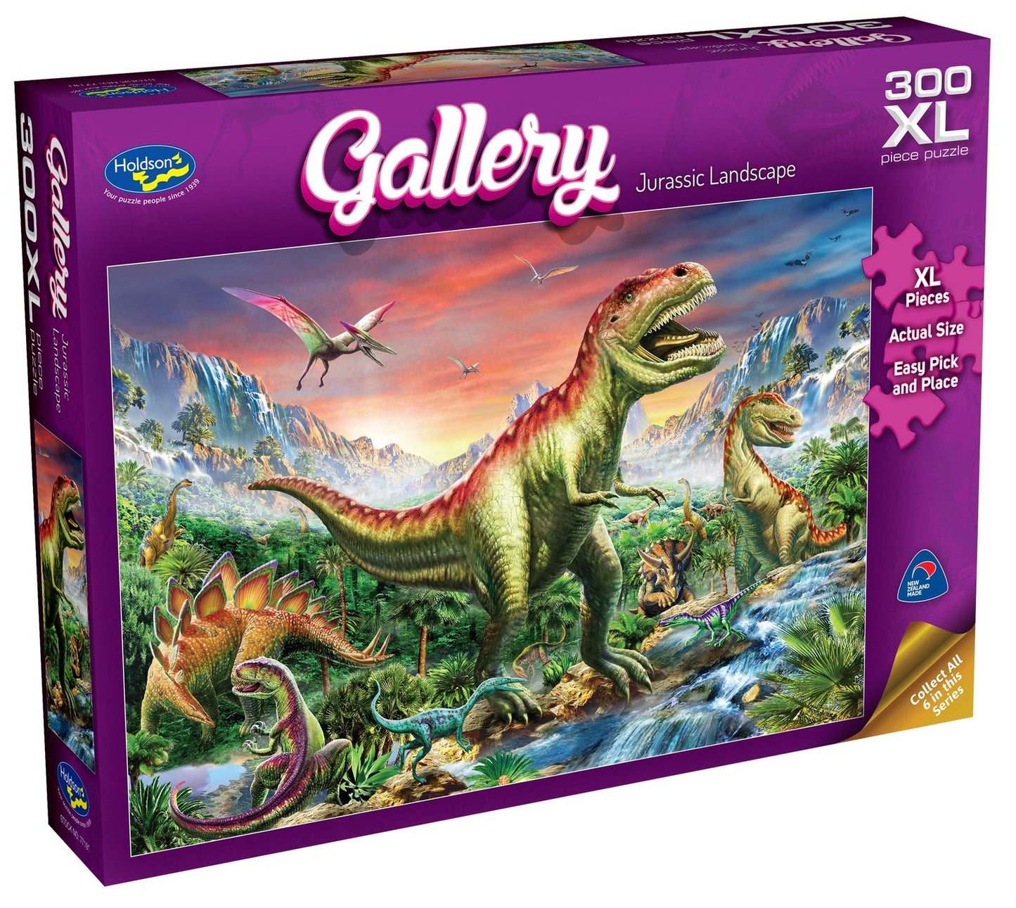 Holdson Gallery Holdson 300pc Jigsaw Puzzle Jurassic Landscape