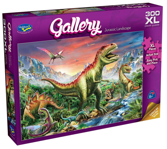 Holdson Gallery Holdson 300pc Jigsaw Puzzle Jurassic Landscape