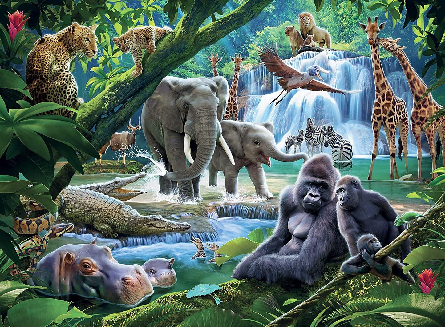 Ravensburger 100pc Jigsaw Puzzle Jungle Animals
