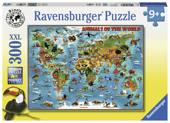 Ravensburger 300pc Jigsaw Puzzle Animals of the World