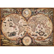 Heye 2000pc Jigsaw Puzzle Vintage World Map Art