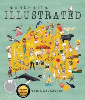 Australia Illustrated by Tania McCartney Hardcover Book