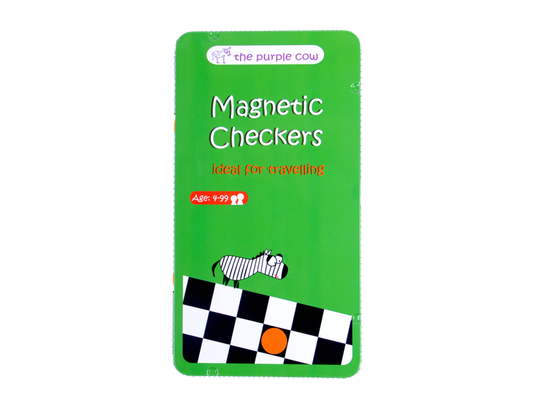 Magnetic Checkers Travel Set