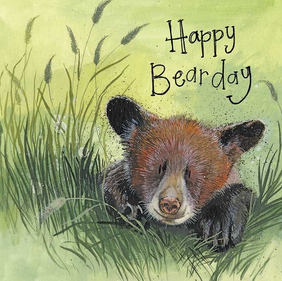 Alex Clark Greeting Card Bear Cub Happy Bearday