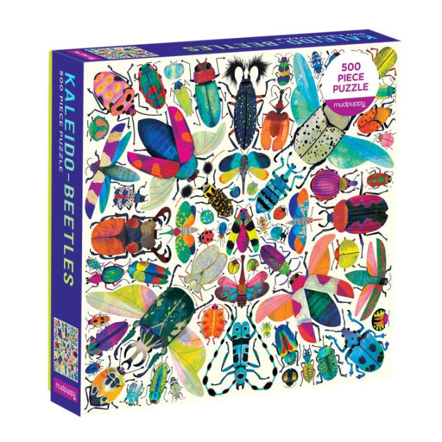 Mudpuppy 500pc Jigsaw Puzzle Kaleido Beetles