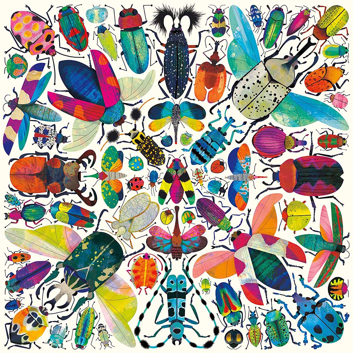 Mudpuppy 500pc Jigsaw Puzzle Kaleido Beetles
