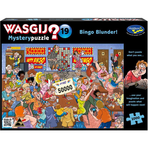 Wasgij? 1000pc Mystery Jigsaw Puzzle #19 Bingo Blunder!