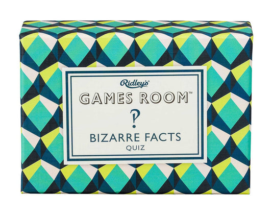 Games Room Bizarre Facts Quiz Card Game