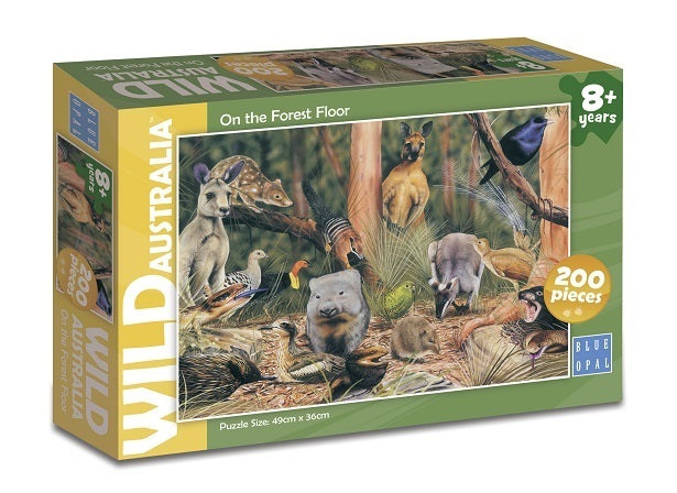 Blue Opal 200pc Jigsaw Puzzle Wild Australia On The Forest Floor