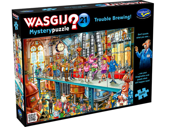 Wasgij? 1000pc Mystery Jigsaw Puzzle #21 Trouble Brewing