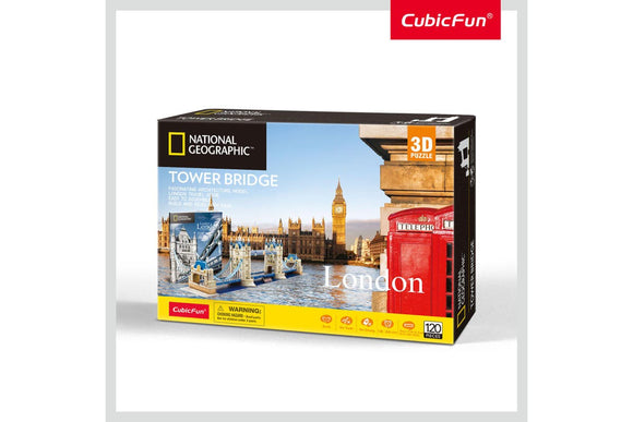 National Geographic 120pc 3D Jigsaw Puzzle Tower Bridge London