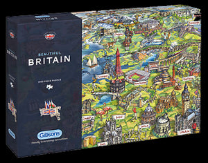 Gibsons 1000pc Jigsaw Puzzle Beautiful Britain