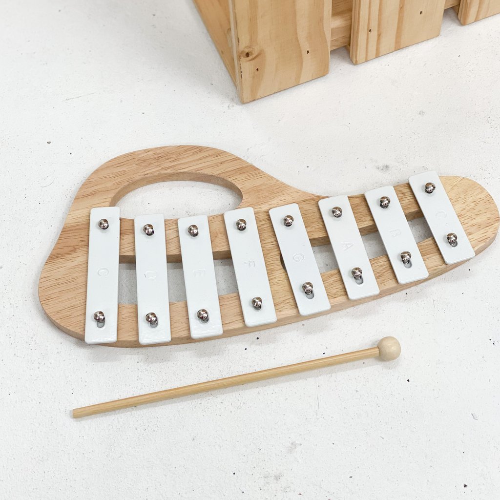 Koala Dream Classic Calm Wooden Xylophone White, Green or Pink