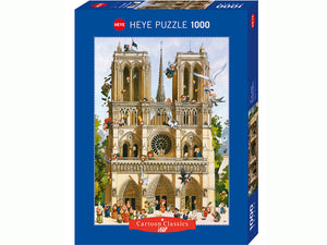 Heye 1000pc Jigsaw Puzzle Cartoon Classics Loup Vive Notra Dame