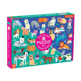 Mudpuppy 100pc Double-Sided Jigsaw Puzzle Cats & Dogs