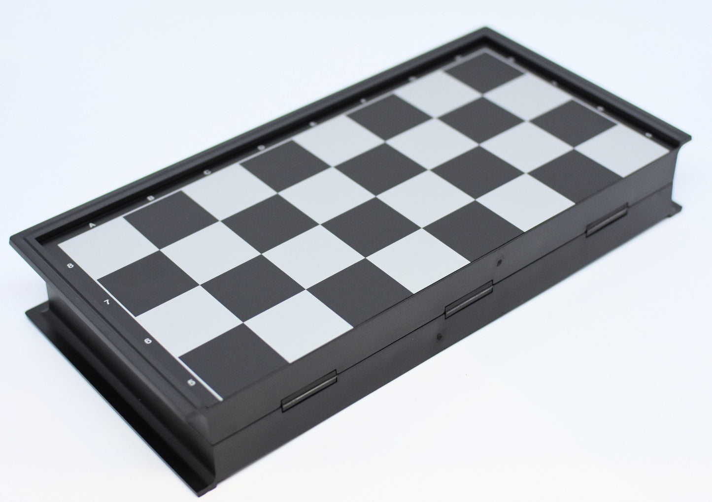 3-In-1 Combo Set with Chess Checkers and Backgammon on a Small Magnetic Travel Board