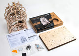 3D Mechanical Gears Pendulum Clock Wooden Construction Kit