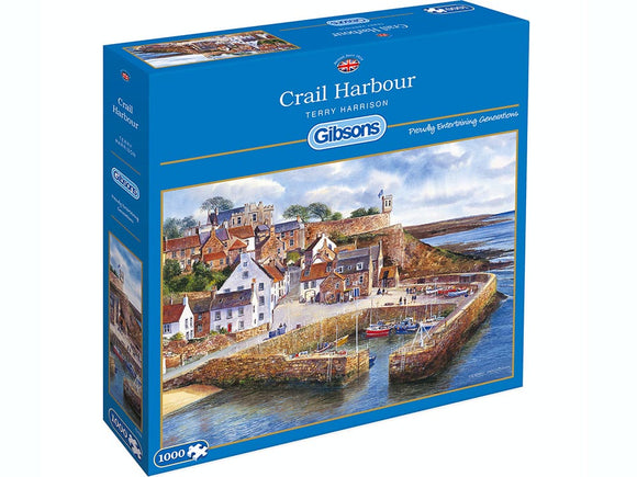 Gibsons 1000pc Jigsaw Puzzle Crail Harbour