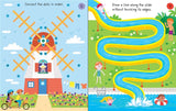 Little Childrens Holiday Tear-Off Pad Activity Book Usborne Softcover Book