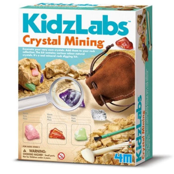 4M KidzLabs Crystal Mining Kit